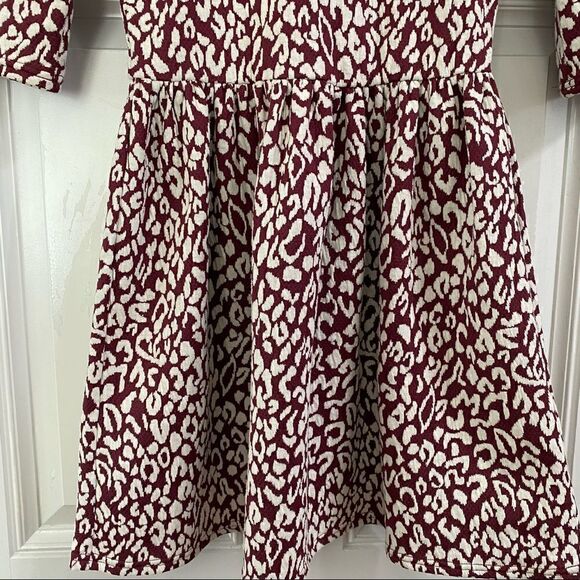Maison Jules 3/4 Sleeve Leopard Print Dress - Picture 8 of 15